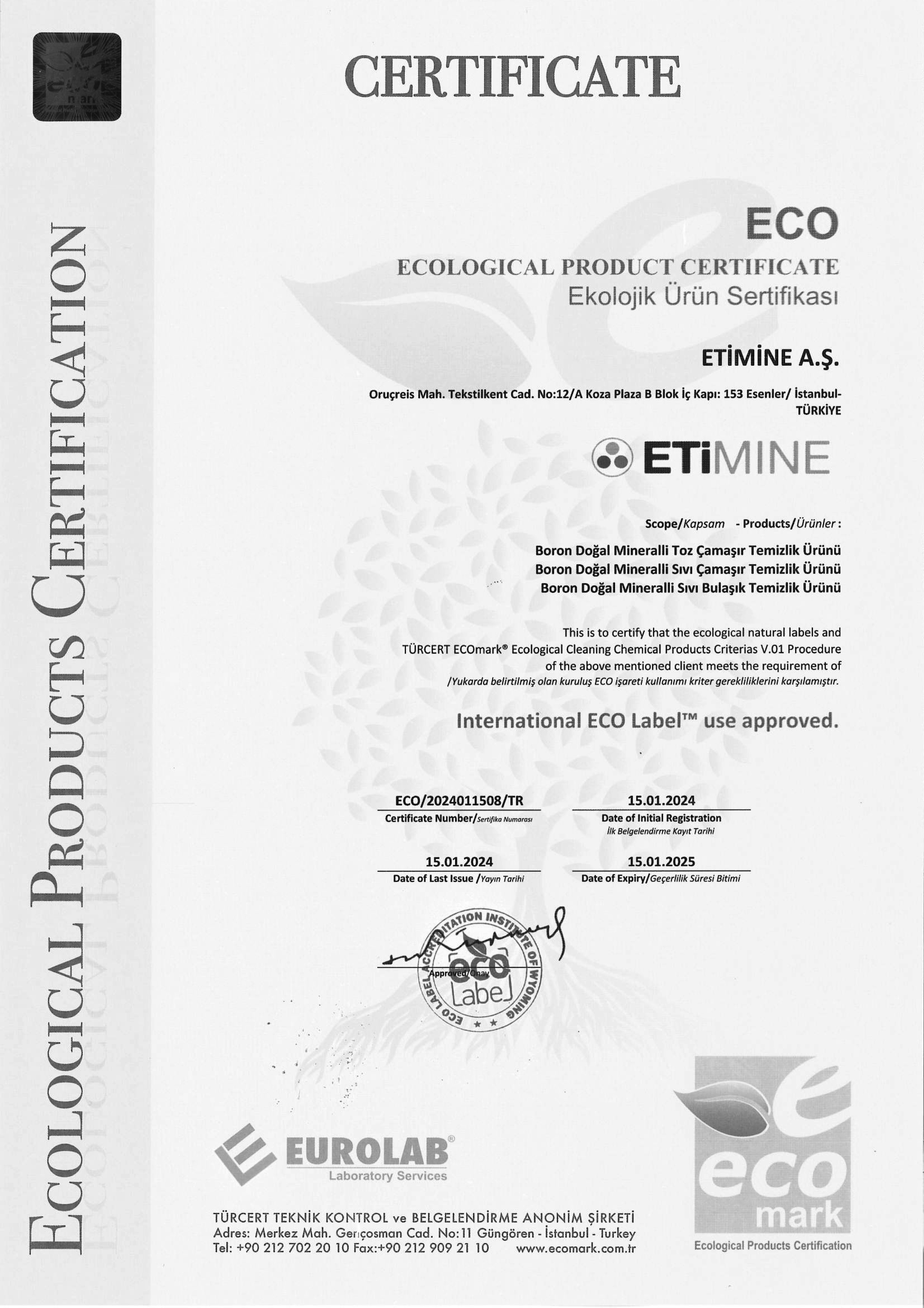 ETIMINE A S 